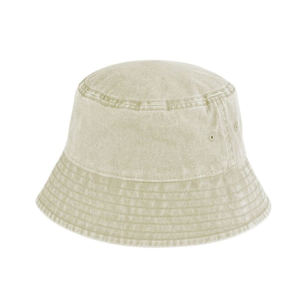 Beechfield Unisex Adult Vintage Bucket Hat / Vintage Stone